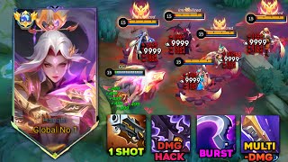 HANABI BEST DAMAGE BUILD TO EPIC COMEBACK‼️ BEST COUNTER BUILD AGAINST HIGH REGEN ENEMIES‼️ PLS TRY [upl. by Tolmann]