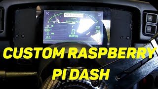 Custom Pi Dash Dashboard In Turbo Fox Body Mustang Pt1 [upl. by Mia590]