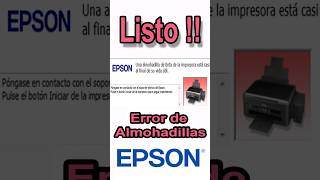 Error de almohadillas EPSON L310 [upl. by Pietro]