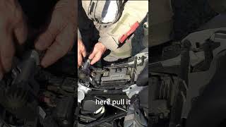 BMW 1250 Seat Adjustment  EASY [upl. by Enetsirhc]