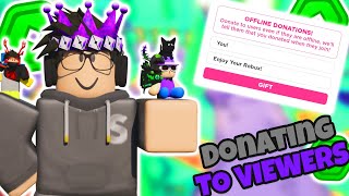 🔴 PLS DONATE LIVE  DONATINGGIFTING ROBUX TO VIEWERS Roblox Giveaway 💰 [upl. by Danialah]