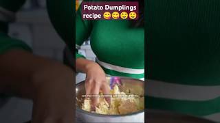 Potato Dumplings recipe 😋🤤😋🤤indianasmrworld recipe food potatorecipe potato asmreating shorts [upl. by Roldan161]