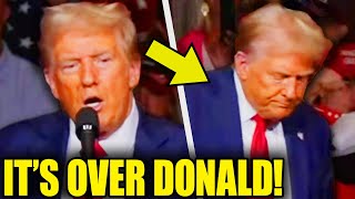 Visibly SHAKEN Trump ADMITS DEFEAT As Speech IMPLODES [upl. by Nelleus666]