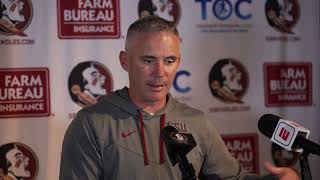 Mike Norvell Miami Post Game Press Conference  FSU Football [upl. by Llorre]