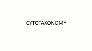 Modern trends in taxonomyCytotaxonomy [upl. by Ladiv]