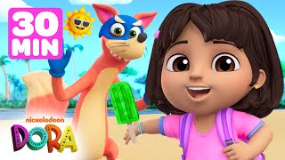 Doras Summer Fun w Swiper ☀️ 30 Minutes  Dora amp Friends [upl. by Rumery705]