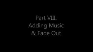 Windows Movie Maker 2012 Tutorial  Part VIII Add Music amp FadeOut [upl. by Ahseiym]