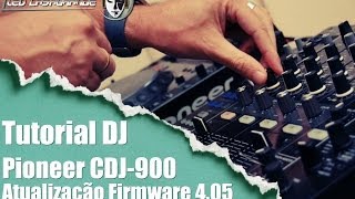 Pioneer DJ  CDJ 900  Firmware 405 update Tutorial PTBR [upl. by Notslar586]