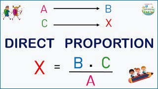 DIRECT PROPORTION  How to solve problems with directly proportional relationships [upl. by Hazrit900]