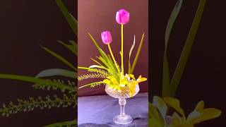 Purple Tulips Flower Arrangement [upl. by Adan]