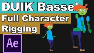 DUIK Bassel Full Character Rigging and Walk Cycle [upl. by Eboh]