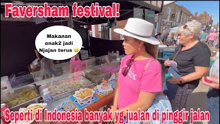 Pertama Kali Ke Faversham Festival Ramai pol Banyak mknan enak Njajan terus sampai kenyang 😅 [upl. by Peoples]