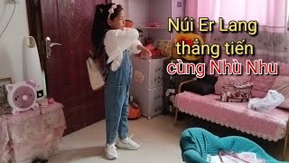 Nhù Nhu nay đi núi tuyết rơi tháng tư ở Trung Quốc Trâm Anh family [upl. by Lesly112]