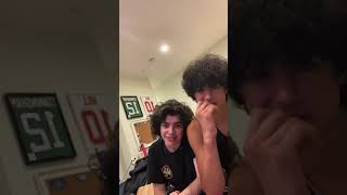 Bodhi Sabongui and Griffin Santopietro Instagram livestream 14 Jul 2023 p3 [upl. by Aleuqahs]