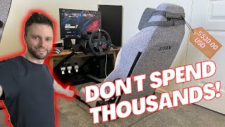 How to try sim racing without spending a fortune [upl. by Nudnarb]