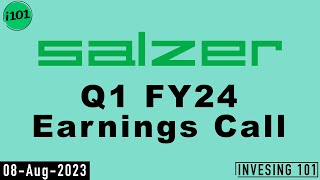 Salzer Electronics Ltd Q1 FY24 Earnings Call  Salzer Electronics Ltd 2024 Q1 Results  Latest News [upl. by Eilujna]