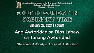 FOURTH SUNDAY IN ORDINARY TIME  JANUARY 28 2024 BP RAYMUNDO ABOGATAL JR [upl. by Anelrahs]