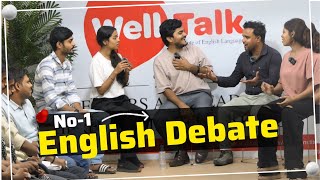 English Debate on Beauty vs Knowledge  Spoken English activity  Best English class in Lucknow [upl. by Airtened]