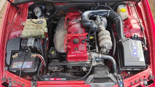 dressing up the Red S1 AU XR6 Falcons engine bay for under 25 [upl. by Chafee]