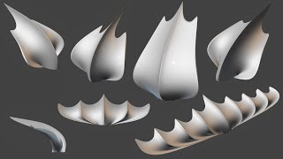 MODO I Shark dermal denticles  Alien  Experimental Meshop with Falloff [upl. by Einnig]