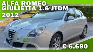 ALFA ROMEO GIULIETTA  16 JTDm2 105 CV Progression [upl. by Pietro]