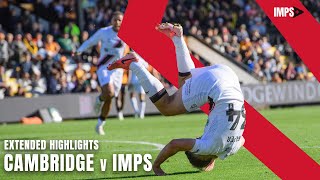 Extended highlights  Cambridge United v Lincoln City [upl. by Alikahs]