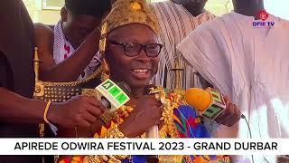 OKOGYEAHENE SAFORO OKOAMPAH III APIREDEHENES KEY NOTE ADDRESS AT THE APIREDE ODWIRA GRAND DURBAR [upl. by Enyaht]