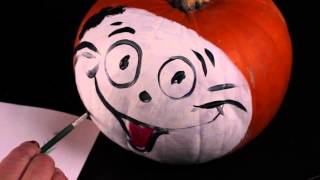 How to Decorate a quotCat in the Hatquot Pumpkin  Decorating Pumpkins [upl. by Fredric]