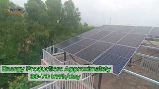 15 KW on grid Solar System  growatt inverter 15kw installation [upl. by Johst]