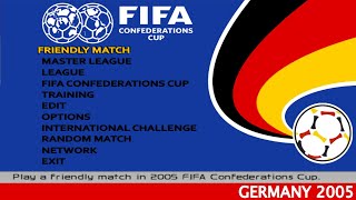 246  PES 6 FIFA Confederations Cup 2005 Germany Patch Gameplay [upl. by Grinnell558]