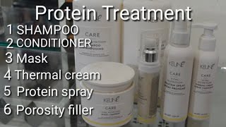 Protein Treatment for Damaged Hair  moisturizing treatment  Damaged Hair  Hair keratin treatment [upl. by Desmond]