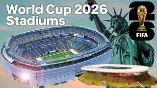 FIFAワールドカップ2026 全16スタジアム  FIFA World Cup 2026 Stadiums [upl. by Australia]