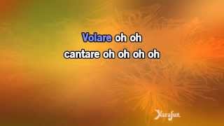 Karaoke Volare Nel blu dipinto di blu  The Gipsy Kings [upl. by Gnirol11]