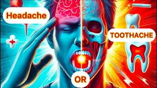 How to identify bewteen headache and toothache painHeadache reliefToothache relief [upl. by Cohby132]