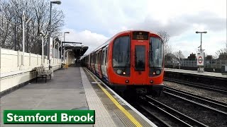 London Underground  Stamford Brook  District line  S7 Stock  1973 Tube Stock [upl. by Annaert]