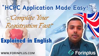 How to Apply to HCPC How to register HCPC UKHCPC Application Made Easy [upl. by Nysilla]