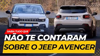 Jeep Avenger todos os detalhes do novo SUV da marca para o Brasil Substituto do Renegade [upl. by Anaes]