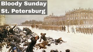 22nd January 1905 Bloody Sunday massacre takes place in the Russian capital St Petersburg [upl. by Olney650]