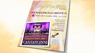 23 NOVEMBRE 2024 ADORAZIONE EUCARISTICA  ANIMATA DA PADRE MASSIMO GIUSTOZZO OSA [upl. by Ardra]