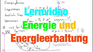 ENERGIE und ENERGIEERHALTUNG ganz einfach erklärt  Der Physiklehrer [upl. by Ydnic]