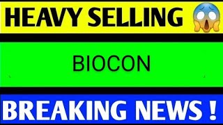 BIOCON LTD SHARE LATEST NEWS TODAYBIOCON SHARE ANALYSISBIOCON SHARE TARGETBIOCON SHARE NEWS [upl. by Blim958]