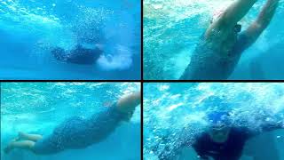 Learn Swimming Breast Stroke Technique Practice Session [upl. by Munshi515]