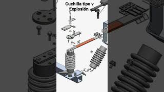 Cuchilla desconectadora tipo V EXPLOSIÓN [upl. by Darum]