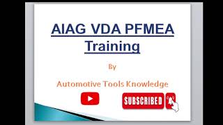 AIAG VDA PFMEA Training in Hindi [upl. by Gnud470]