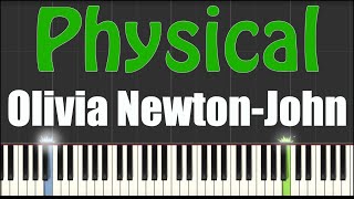 Physical  Olivia NewtonJohn  Piano Tutorial [upl. by Connolly]