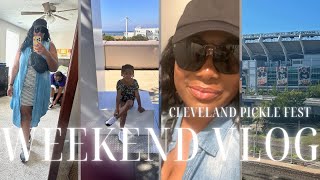 Last Days of Summer Family Fun at Cleveland Pickle Fest 🥒  Alexandrina Marie Vlog [upl. by Lal60]