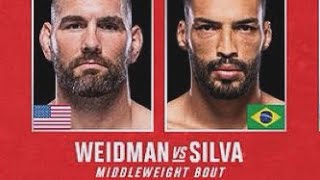 “The AllAmerican” Chris Weidman vs Bruno “Blindado” Silva walkouts and intros [upl. by Enhpad]