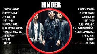 Hinder Top Of The Music Hits 2024  Most Popular Hits Playlist [upl. by Cheri]