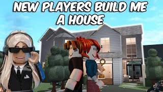 HIRING 6 NEW PLAYERS TO BUILD ME HOUSE in BLOXBURG [upl. by Ttenneb590]