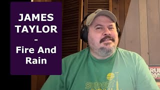 JAMES TAYLOR  Fire and Rain Reaction  First time hearing  I should know more about his music [upl. by Brine]